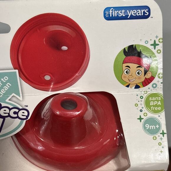 Disney Jake And The Neverland Pirates Insulated 9oz Sippy Cups BPA Free 9M+ NEW - Picture 3 of 5